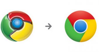 The new Google Chrome logo