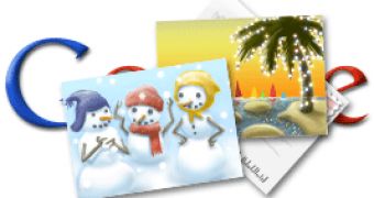 The second Google doodle in the holiday series