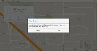 Android Device Manager (screenshot)