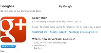 Google+ iTunes Preview