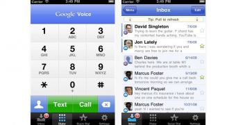 Google Voice ios app screenshots