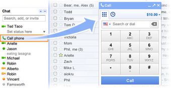 Google Voice integrated in Gmail