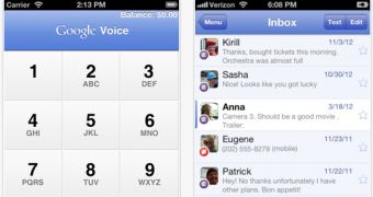 Google Voice screenshots