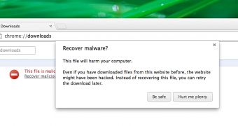 Google's Chrome OS "Hurt Me Plenty" Malware Warning