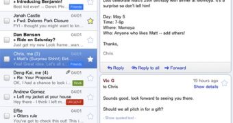Gmail for mobile on the Apple iPad