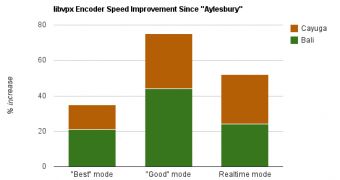 Performance improvements in the VP8 SDK Cayuga