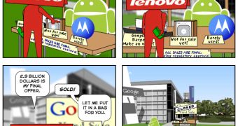The Joy of Tech takes on Google's sale of Motorola
