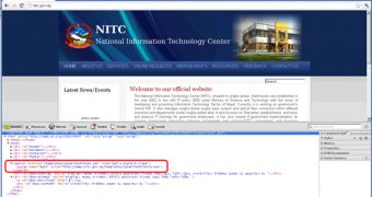 Malicious code injected into the site of Nepal's NICT