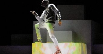 Chris Brown performs medley at the 2012 Grammy Awards