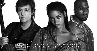 Sir Paul McCartney, Rihanna and Kanye West might pop on stage at the Grammys 2015, to perform their new song, “Four Five Seconds”