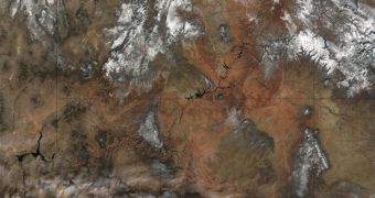 The Grand Canyon as seen from space