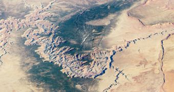 The Grand Canyon as seen from the International Space Station