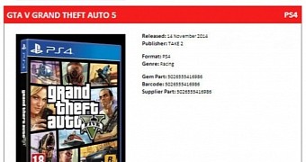 Grand Theft Auto V Listed for November 14 Launch Date by UK Take Two Distributor