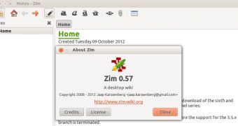 Graphical Text Editor, Zim 0.57, Adds New Plugins