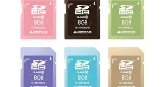 Green House Goes Pink and Violet with New SDHC Memory Cards