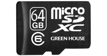Green House reveals 64 GB microSDXC memory card