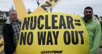 In the past, 10,000 people took action to protest nuclear energy all across Europe