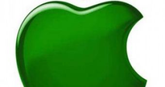 Green apple logo