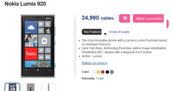 Grey Nokia Lumia 920