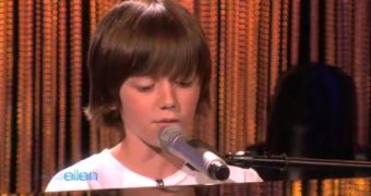 Greyson Chance, 12, performs new song, “Broken Hearts,” on Ellen