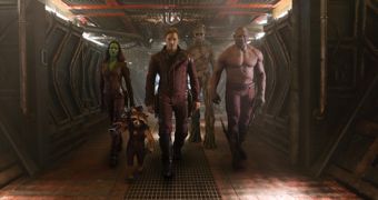 "Guardians of the Galaxy" poses for its first official photo