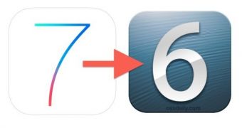 Downgrading from iOS 7 to iOS 6 (artwork)