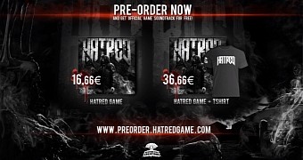 HATRED pre-order page