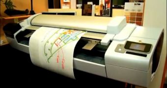 HP Designjet T2300 Printer to Come Bundled With Autodesk (Printer pictured)