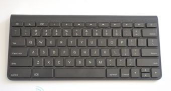 The HP Bluetooth keyboard accessory