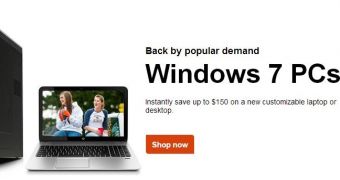 HP is selling 5 PCs with Windows 7