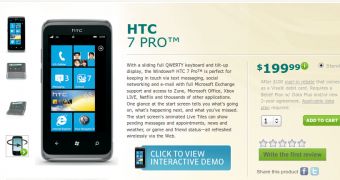 HTC 7 Pro at U.S. Cellular