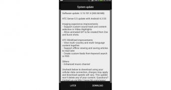 Android 4.3 changelog for HTC Butterfly