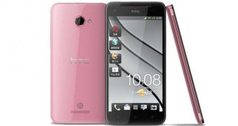 HTC Butterfly in pink