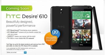 HTC Desire 610 coming soon at AT&T