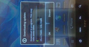 Android 2.3.5 Gingerbread for HTC Desire HD (screenshot)