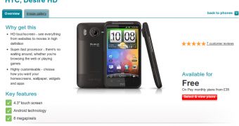 HTC Desire HD, Nokia N8 Now Available at Vodafone UK
