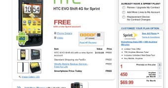 HTC EVO Shift 4G at Wirefly