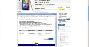 HTC Flyer at Best Buy