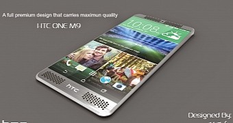 HTC Hima (One M9) Concept Looks Very Sleek, Has Interesting Looking Speakers