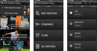 HTC FootballFeed for Android (screenshots)