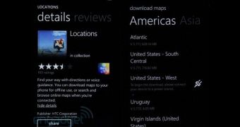 HTC Locations for Windows Phone (screenshots)