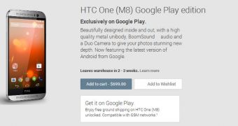 HTC One Google Play edition