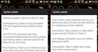 HTC One M8 Receives Desire Eye Experience with New Android 4.4.4 KitKat Update