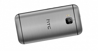 HTC One M9 back view