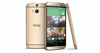 HTC One M8 (gold)