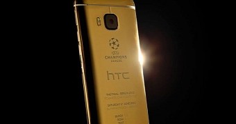 HTC One M9 24K gold edition