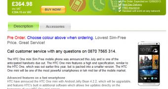 HTC One Mini now on pre-order in the UK