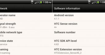 HTC One S "About phone" (screenshots)