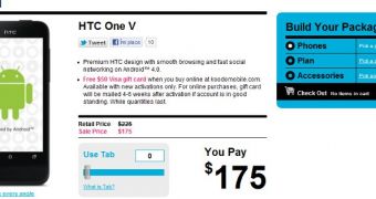 HTC One V Now Available at Koodo Mobile for Only $175 CAD Outright
