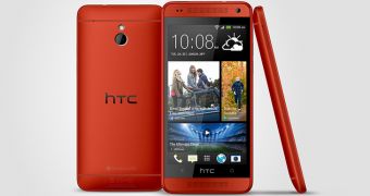 Red HTC One mini